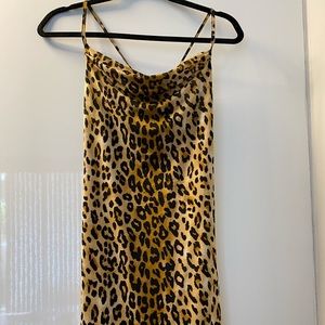 Backless cheetah Date Night dress